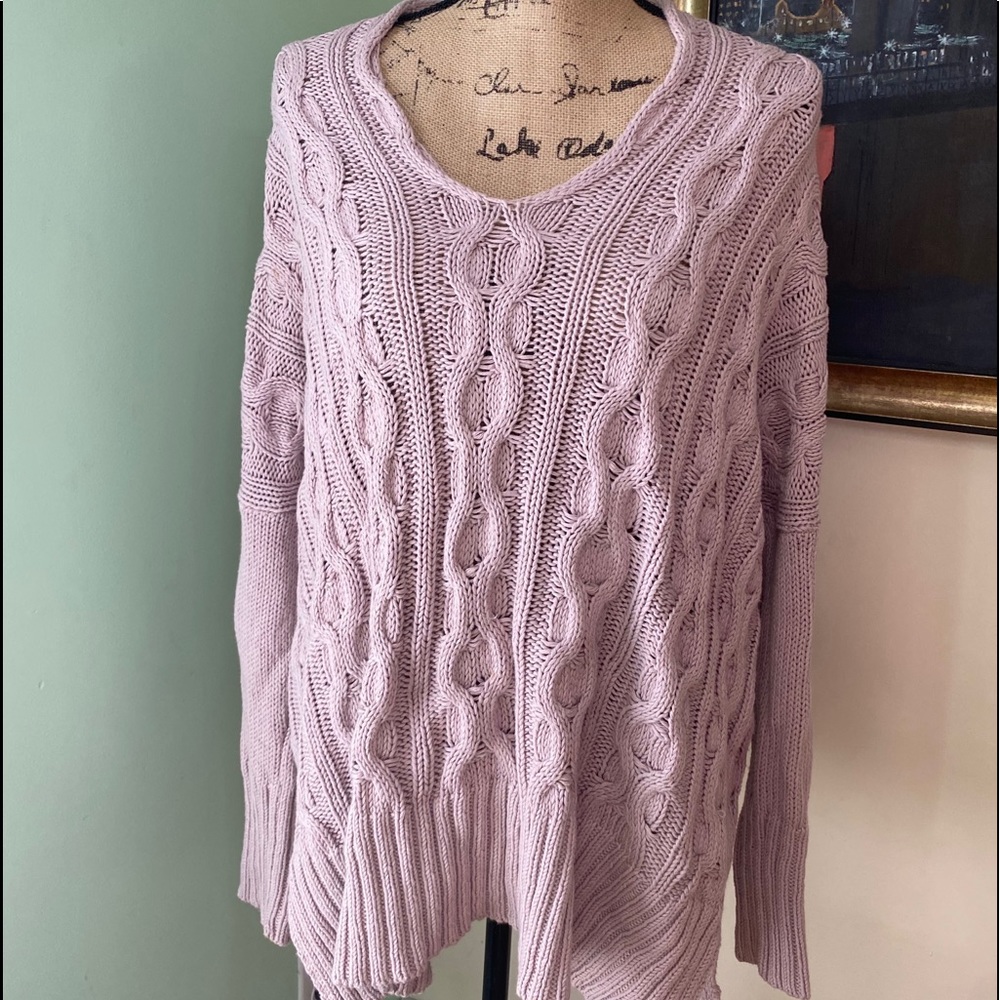Wishlist dusty pink slouchy sweater size s/m